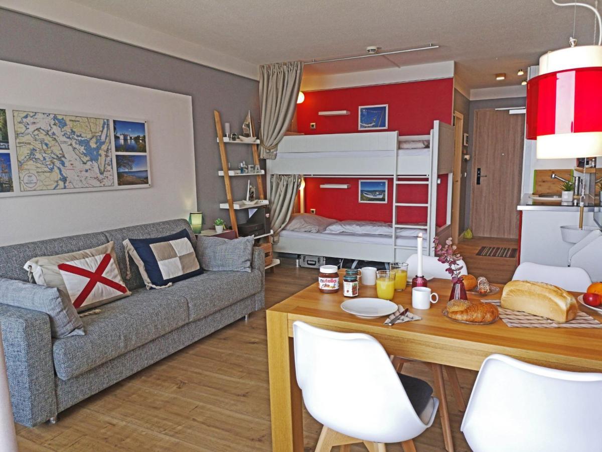 גלוקסבורג Fewo1846 Intermar - Kajuete Foerdeblick - Familienfreundliches Studioapartment Mit Balkon Und Meerblick מראה חיצוני תמונה
